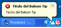 Baloon Tip de error