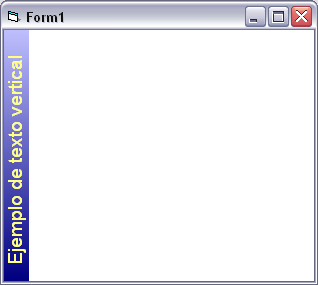 vista previa del control ocx para crear el texto vertical con degradado